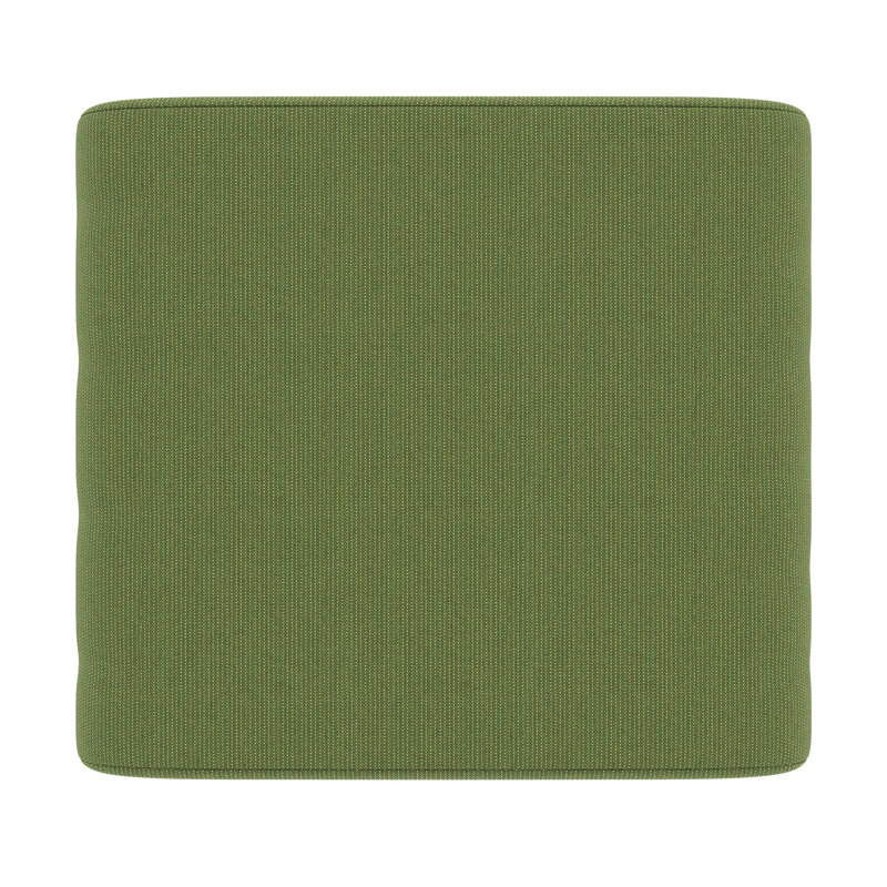Sunbrella® Outdoor Ottoman Cushion, Spectrum Cilantro Sunbrella® Plainweave, 4" H x 22" W x 20" D