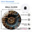 Horloge murale unique en son genre avec horloge murale 12 po