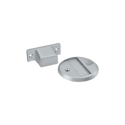 Porte-porte magnétique Deltana MDHF25U26D de 2 1/2 po de diamètre en chrome brossé