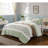 Elegant 6 Piece Cotton Percale Bedding Sets, Floral Farmhouse Home