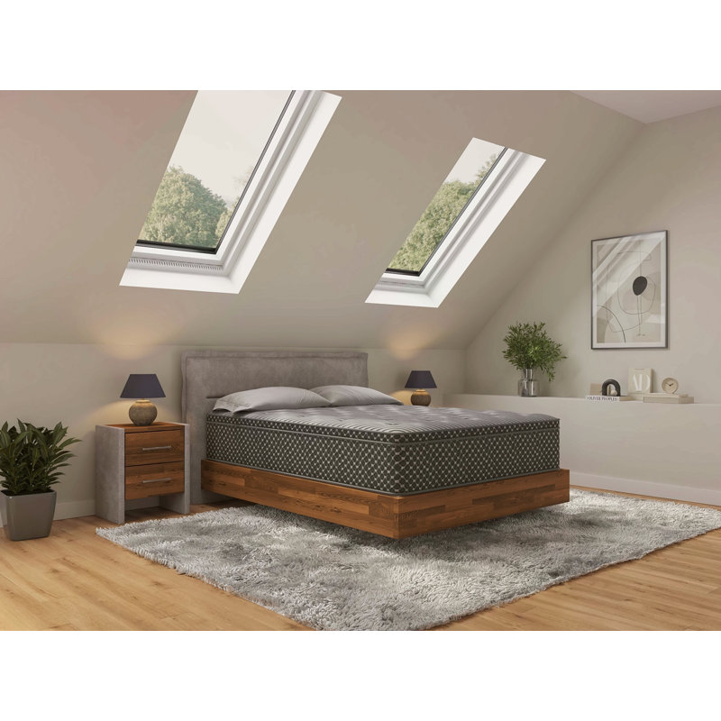 Matelas hybride matelassé 13 po Eurotop, moelleux, Grand lit