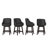 Gehrman 26''H Swivel Counter Height Stools With Solid Wood Frame-120276916-120276918