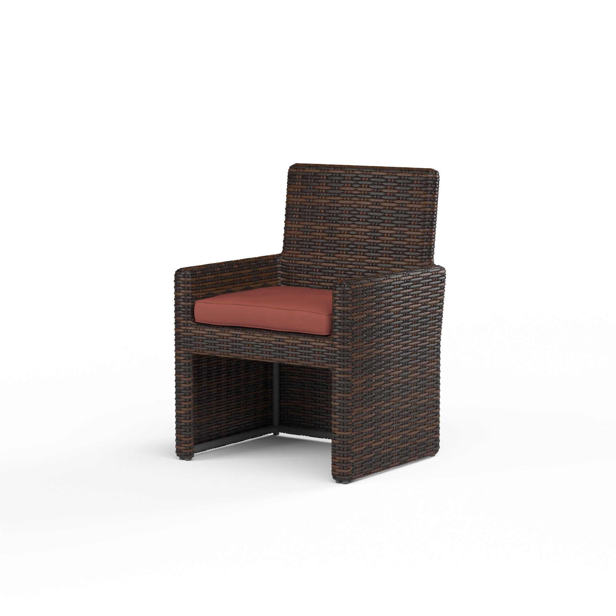 Naomie Patio Dining Chair with Sunbrella® Cushion, Canvas Henna Sunbrella® Canvas