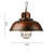 Levante 1 - Light Antique Copper Single Pendant