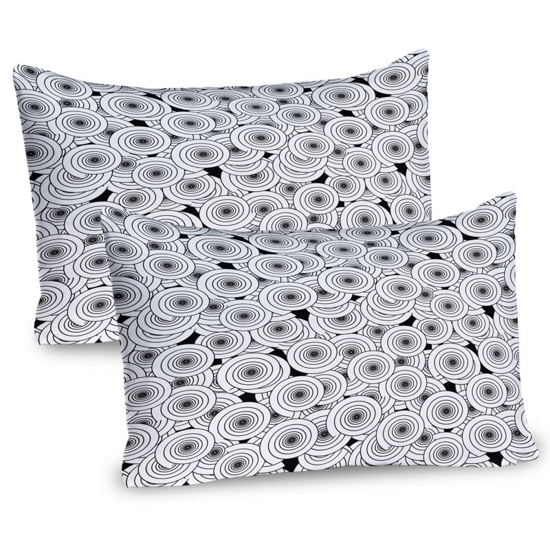Ensemble de 2 taies décoratives à motif géométrique Ambesonne