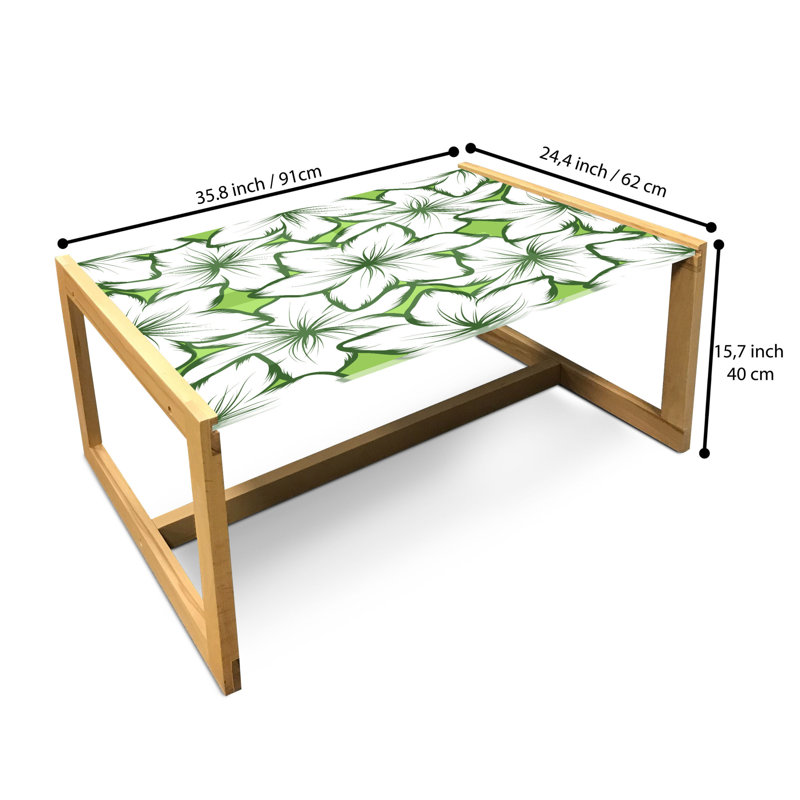 Jahlin Sled Coffee Table, 90cm H x 62cm W x 40cm D