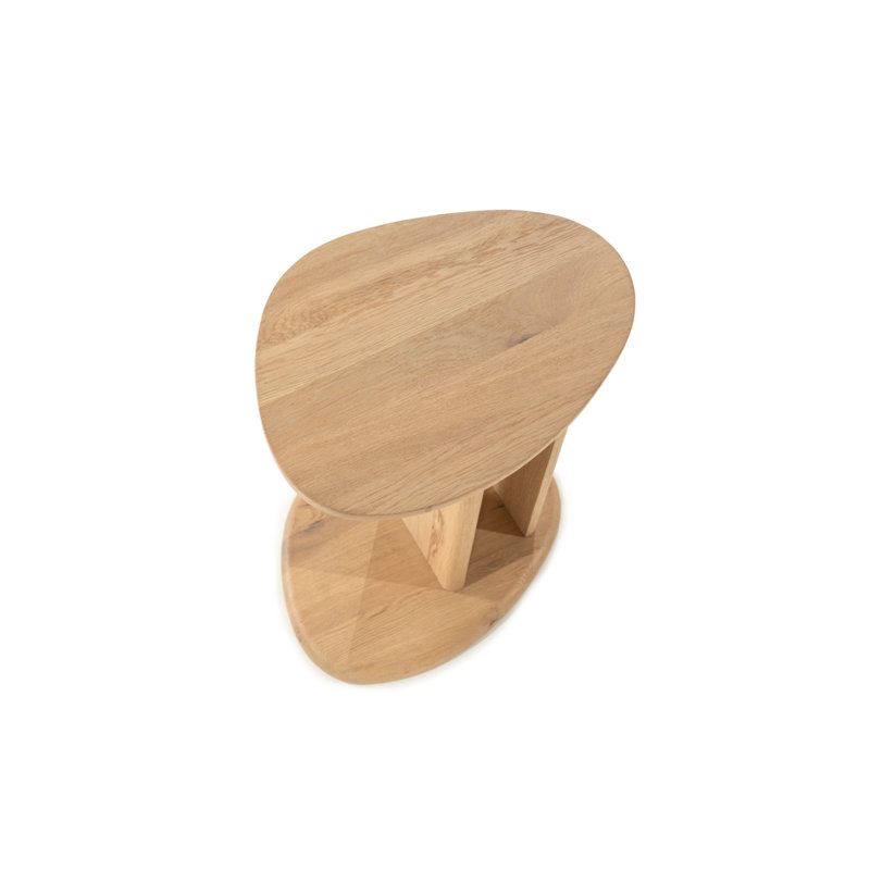 Lori Solid Wood End Table, Natural
