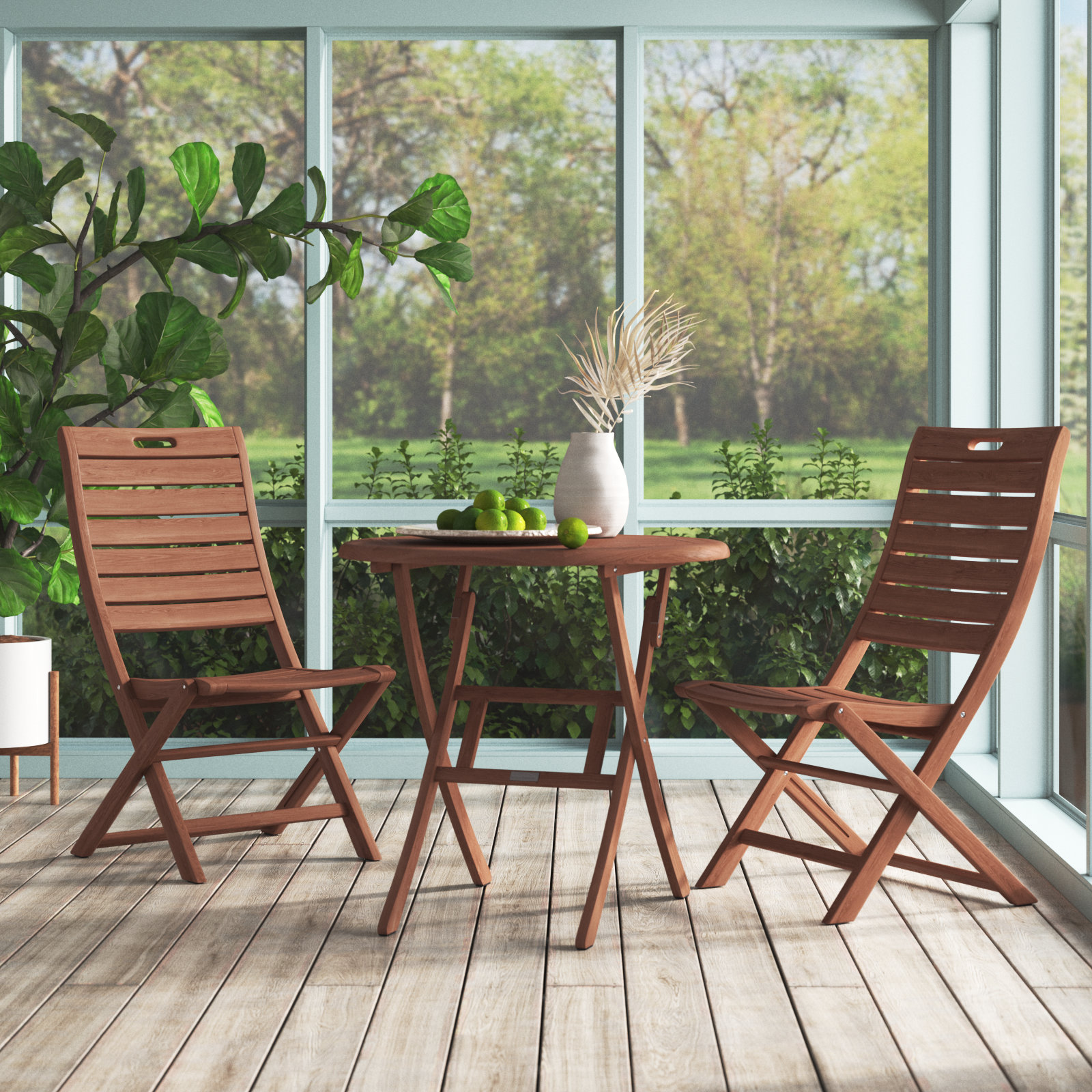 Kinsler Round 2 - Person 30" Long Bistro Set