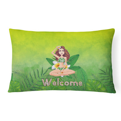  Coussin intérieur / extérieur Welcome Lady in Bikini Summer