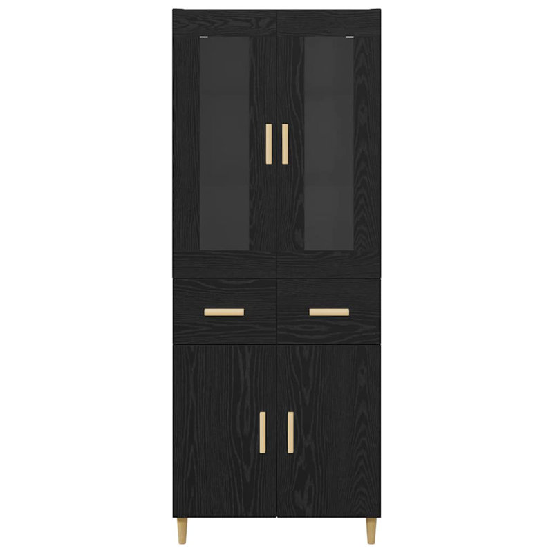 69.5cm Sideboard, Black Oak