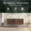 Meuble-lavabo mural 60 po en bois de rose 60 po-195149235