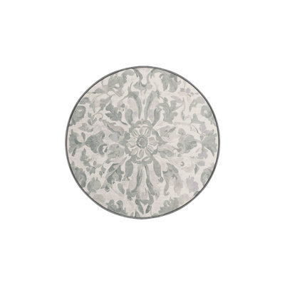Tapis gris soyeux et moelleux