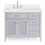 Ariel Kensington Left Offset Rectangle Single Sink Vanity-1978879377-2008170965-1978879380