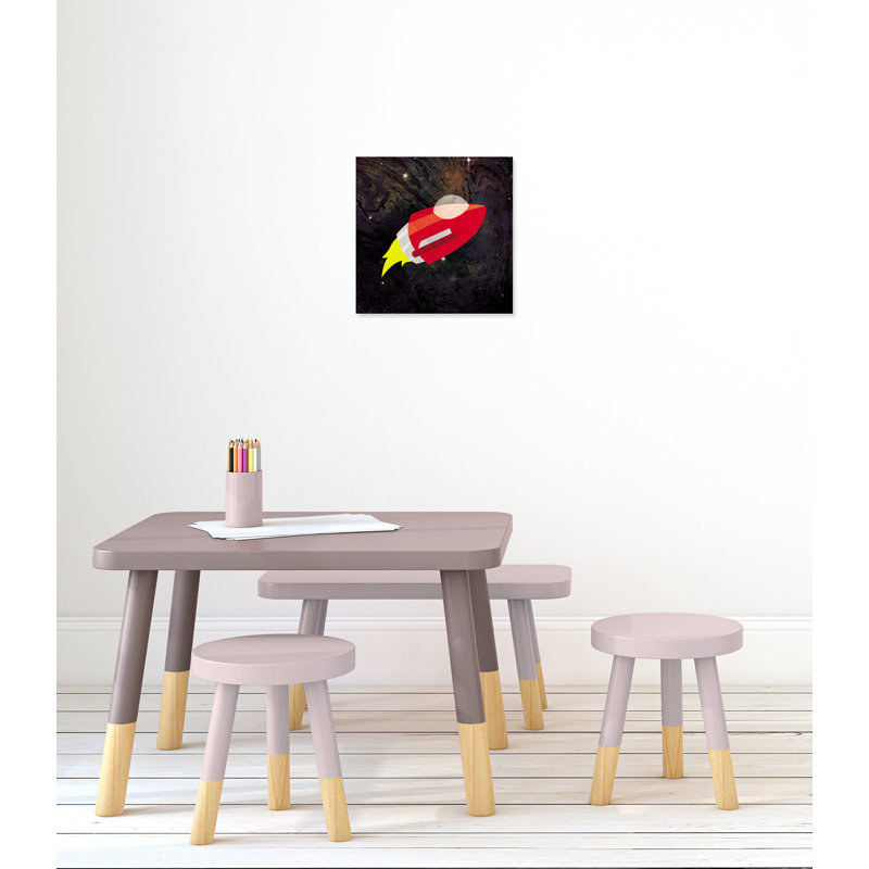 «Spaceship Adventure Two», art sur toile, H 16 po x l 16 po x P 1,5 po