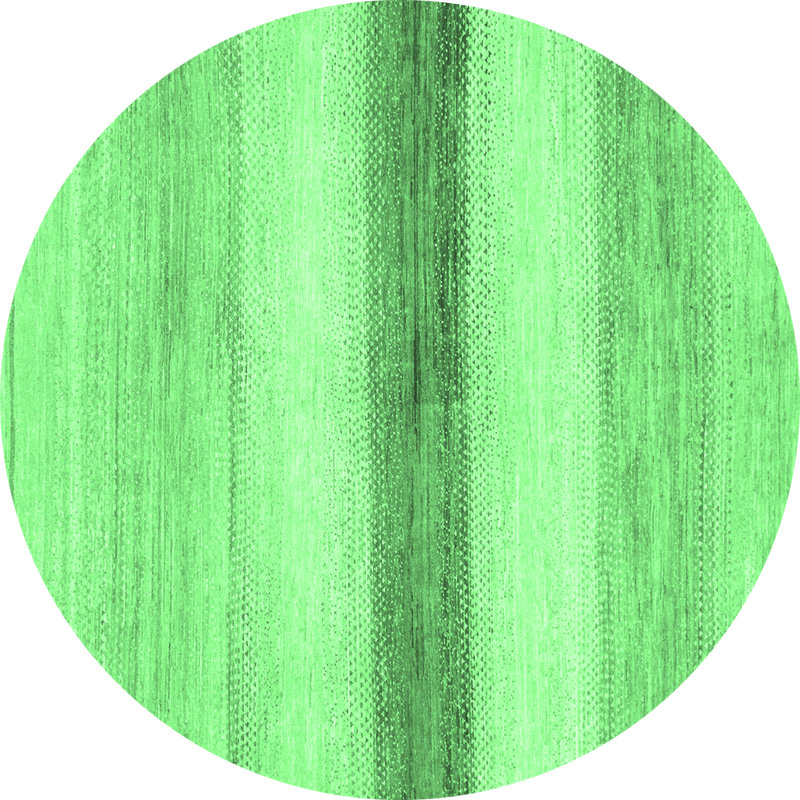 Rory-Alexander Washable Striped Indoor Rug, Round 5'