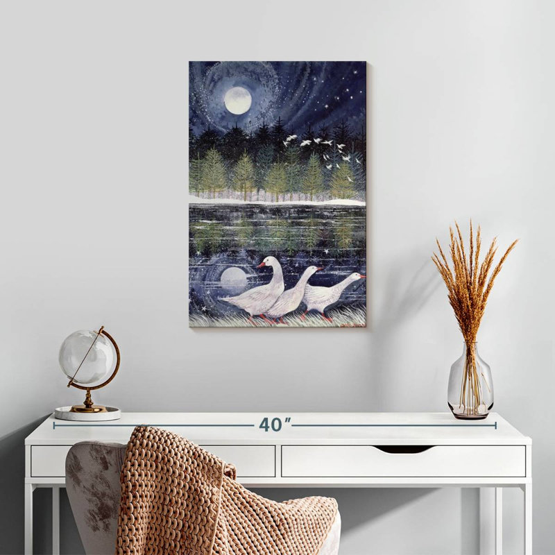Brampt Snow Geese, 24" H x 16" W