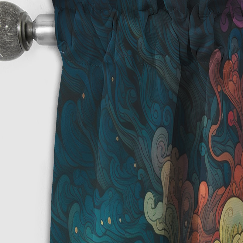Rideau occultant en velours Rainbow, L 52 po x L 95 po
