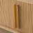 White Oak TV Stand With Roller Shutter