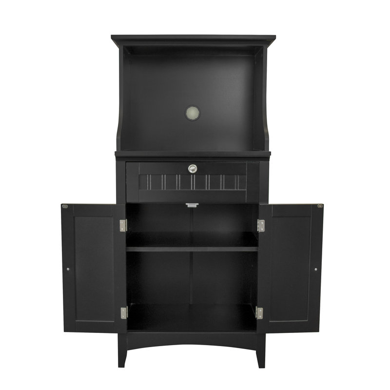 Îlot de cuisine 23,5 po Sorens, Noir