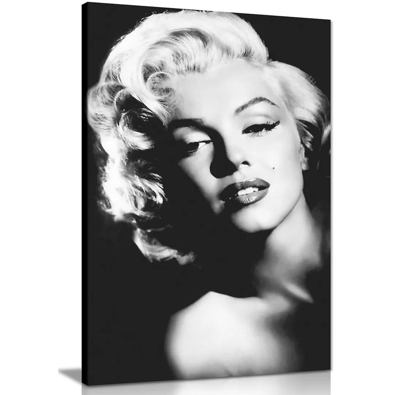 Marilyn Monroe - Wrapped Canvas Print, 31cm H x 20cm W
