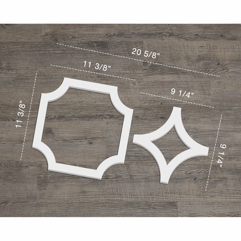 Anderson PVC Wall Panels, 11.375" H x 20.625" W x 0.375" D
