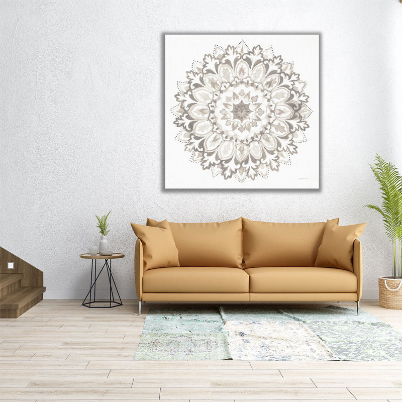 Mandala Delight II - reproduction d'art sur toile, H 20 po x l 20 po