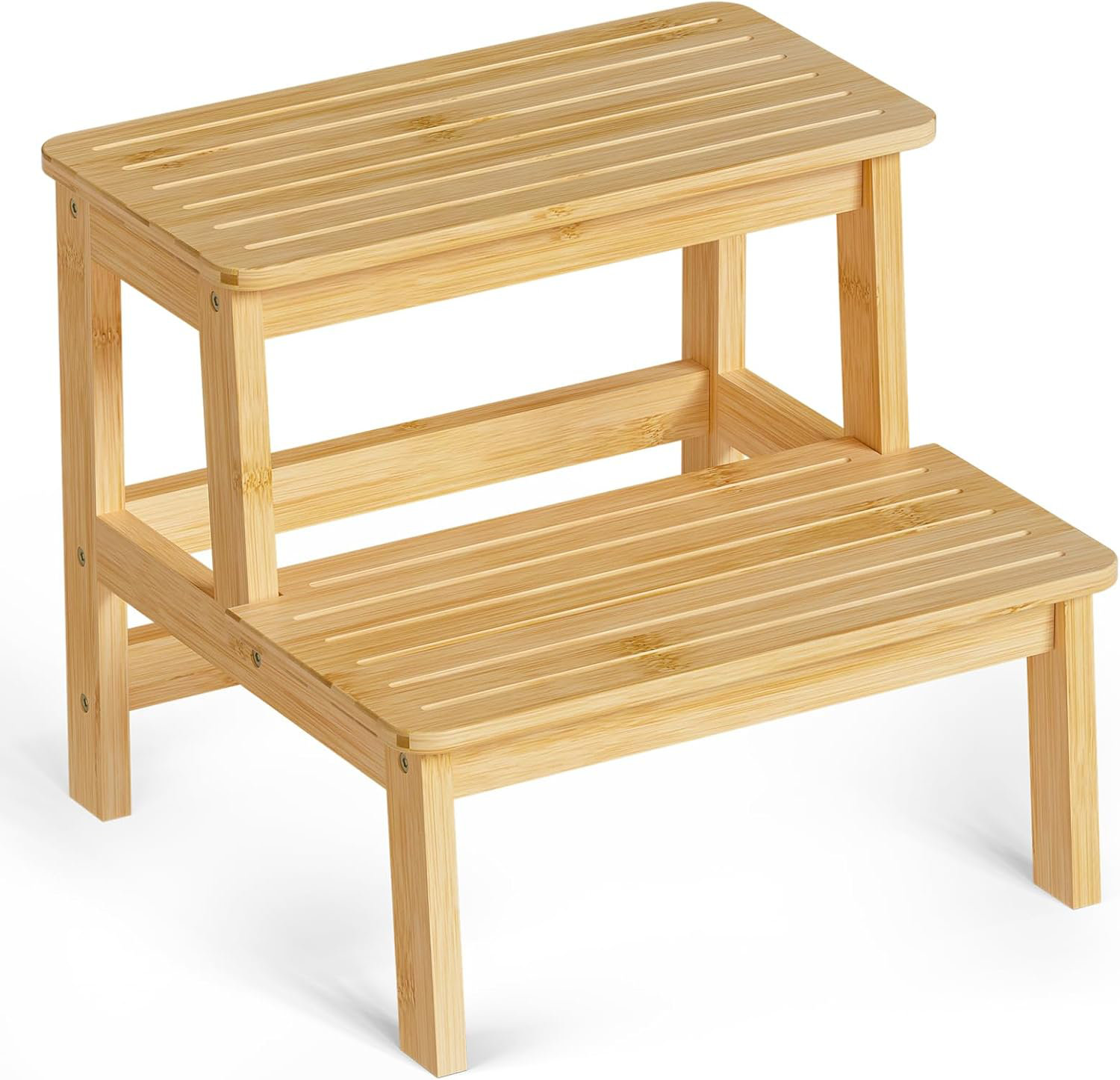 Bay Isle Home™ Bamboo Wooden Step Stools , Step Stool For Bathroom Sink ...