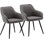 Chaise avec accoudoirs rembourrée Deverell