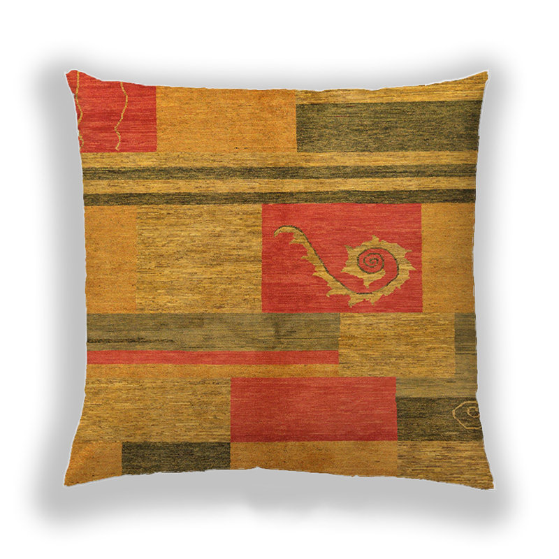 Coussin décoratif abstrait 251, Microsuède