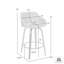 Aiken Mid-century Modern Swivel Counter or Bar Height Bar Stool in Faux Leather and Wood-646212523-646212522-540761426