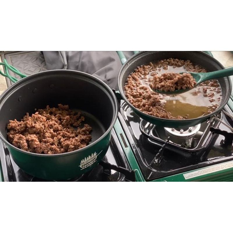 King Kooker Aluminium 4 pièces Ensemble de cuisine de camp