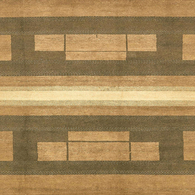 Tapis abstrait moderne 358, Carré 5 pi