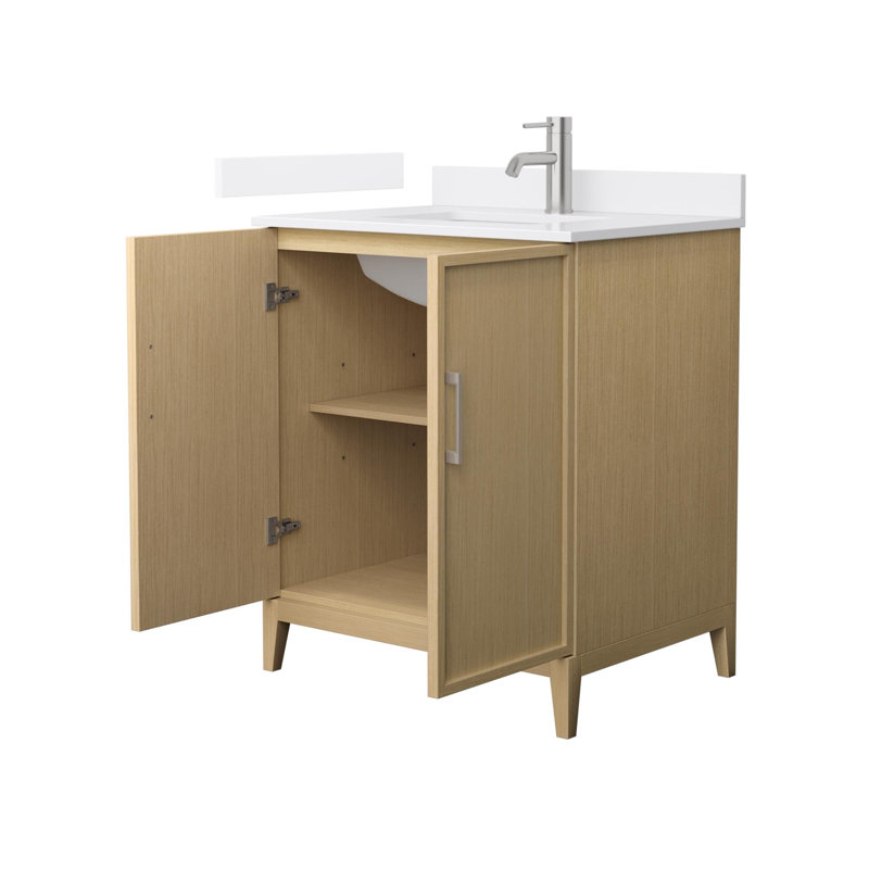 Elan 30'' W Vanity, Single, Brushed Nickel, Tan