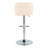 Swivel Upholstered Adjustable Height Counter Stool with Metal Frame