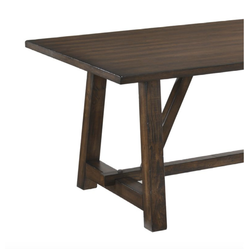 Kaelyn Dark Oak Finish Dining Table