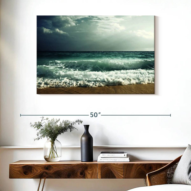 Gillard Dusky Ocean Wave, H 26 po x l 39 po
