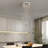 Raindrop 5-Lights Chandelier Modern Crystal Pendant Light, D15.8 X H35.8 Inch