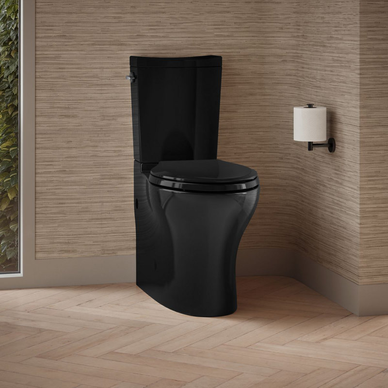 Persuade® Comfort Height Elongated Chair Height Toilet Bowl, Matte Black