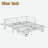 Metal Daybed With Led And Adjustable Trundle-568763220