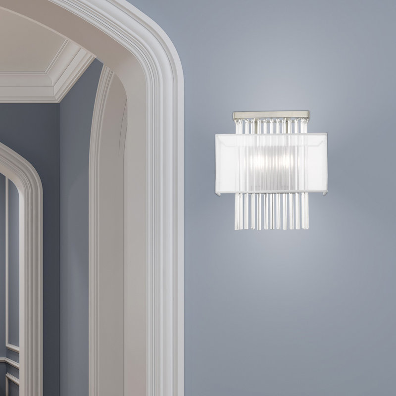 Hanson Steel Flush Mounted Sconce