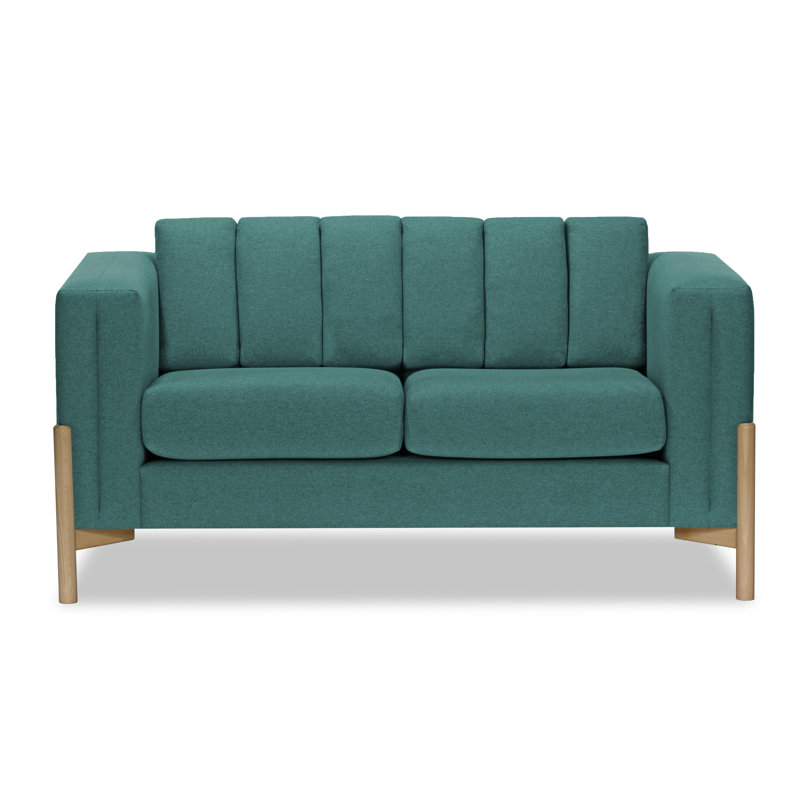 Sydni 2 Seater Loveseat, Hamilton Turquoise