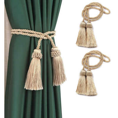 Tassel Curtain Tiebacks 2 Pack