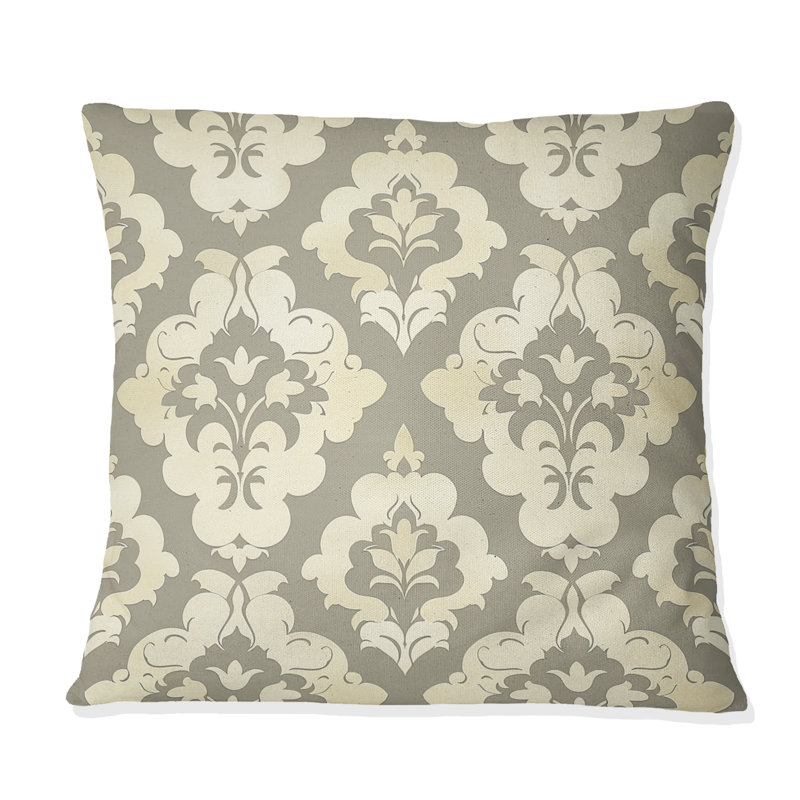 Coussin Beige, H 16 po x l 16 po
