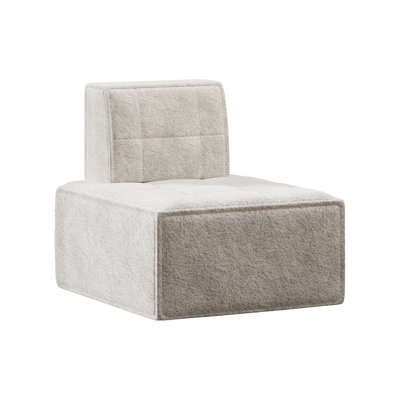 Bean Bag Chair,Accent Chair,Modular Sherpa Sofa Chair,Floor Sofa For Adults,Fireside Chair,Reading Chair For Living Room,Bedroom,Office,Beige by Ivy Bronx