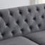 Canapé Chesterfield moderne de 77 pouces en velours-118438121