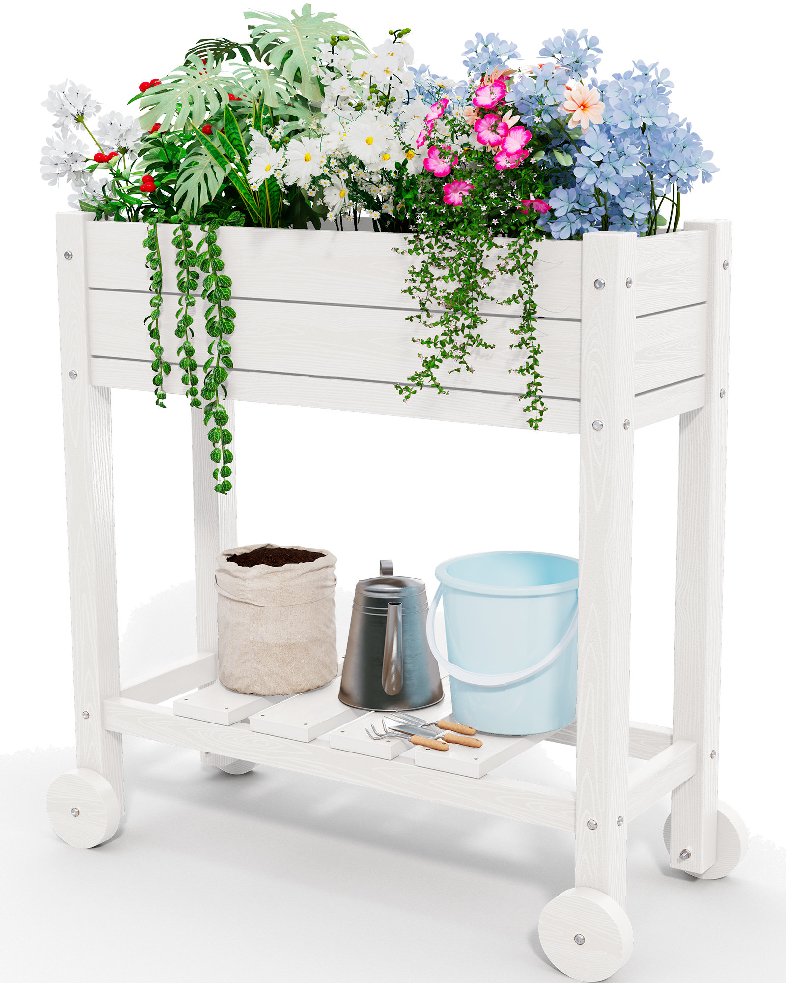 Red Barrel Studio® Wheelbarrow Planter | Wayfair