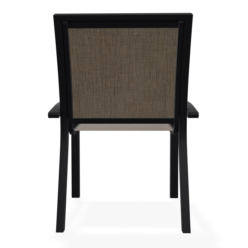 Kendall Outdoor Dining Chair, Black, Kora