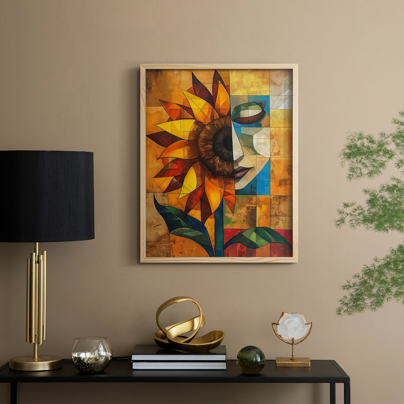 Impression encadrée FLORAL Series CDLxxxix - bois massif, H 30 po x l 24 po