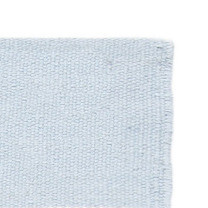 Tapis rayé bleu ciel / ivoire Brookvale, Rectangle 12 pi x 15 pi