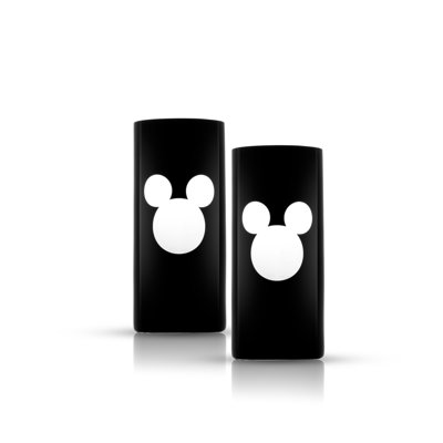 Disney Luxury Mickey Mouse Crystal Highball Glass - 17 Oz - Set Of 2